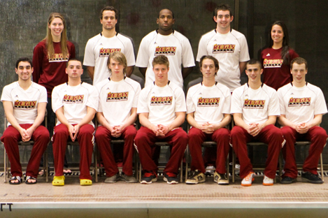 2011-12 Regis College Men's Swimming & Diving Team