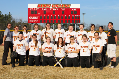 2012 Regis College Softball Roster